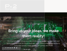 Tablet Screenshot of p2-eg.com